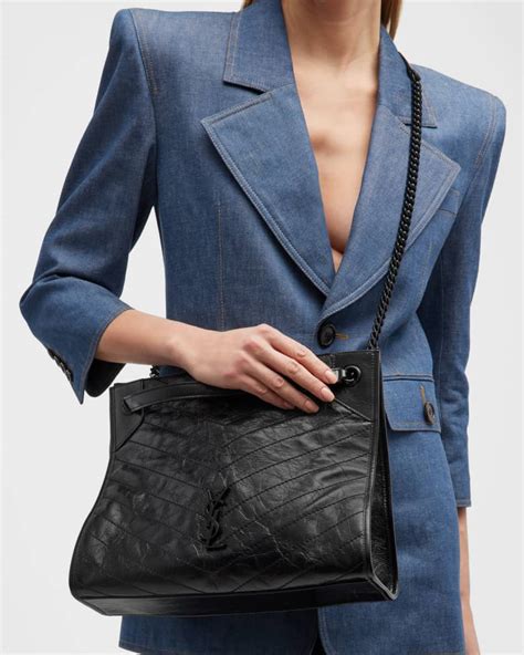 ysl crinkle tote|saint laurent YSL shopper bag.